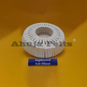 Segmented Felt Wheel With Vulcanized Fiber Board